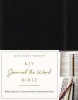 KJV, Journal the Word Bible, Hardcover, Black, Red Letter Edition - Reflect, Journal, or Create Art Next to Your Favorite Verses (Hardcover, Red Letter Edition) - Thomas Nelson Photo