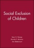 Journal of Social Issues - Social Exclusion of Children (Paperback) - Sean G Massey Photo