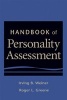 Handbook of Personality Assessment (Hardcover) - Irving B Weiner Photo