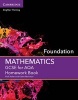 GCSE Mathematics for AQA Foundation Homework Book, Foundation (Paperback) - Nick Asker Photo