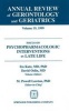 Annual Review of Gerontology and Geriatrics, v. 19 - Focus on Psychopharmacologic Inteventions in Late Life (Hardcover, Gmdss) - Ira Katz Photo