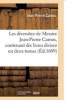 Les Diversitez de Messire Jean-Pierre Camus, Contenant Dix Livres Divisez En Deux Tomes (French, Paperback) - Camus J P Photo