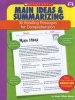 Main Ideas & Summarizing - Grades 4-8 (Paperback) - Linda Ward Beech Photo