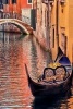 Gondola on a Canal in Venice Italy Journal - 150 Page Lined Notebook/Diary (Paperback) - Cs Creations Photo