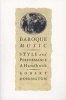 Baroque Music (Paperback, 1st American Ed) - Robert Donington Photo