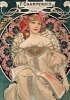 Carnet Ligne Ligne Affiche Mucha, Imprimerie Champenois (French, Paperback) - Alphonse Mucha Photo