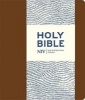 NIV Journalling Brown Imitation Leather Bible with Clasp (Paperback) - New International Version Photo