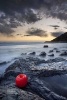 Sunset with Buoy Over Fortullino Castiglioncello Tuscany Italy Journal - 150 Page Lined Notebook/Diary (Paperback) - Cool Image Photo