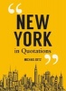 New York in Quotations (Hardcover) - Michael Getz Photo