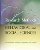 Research Methods for the Behavioral and Social Sciences (Hardcover) - Bart L Weathington Photo