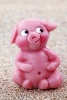 A Lucky Pink Marzipan Pig Journal - 150 Page Lined Notebook/Diary (Paperback) - Cs Creations Photo