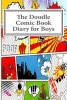 The Doodle Comic Book Diary for Boys (Paperback) - Art Journaling Sketchbooks Photo