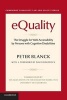 Equality - The Struggle for Web Accessibility by Persons with Cognitive Disabilities (Paperback) - Peter Blanck Photo