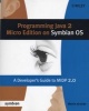 Programming Java 2 Micro Edition on Symbian OS - A Developer's Guide to MIDP 2.0 (Paperback) - Martin de Jode Photo