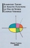 The Elementary Theory of Analytic Functions of One or Several Complex Variables (Paperback, New edition) - Henri Cartan Photo