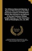 The Whitney Memorial Meeting. a Report of That Session of the First American Congress of Philologists, Which Was Devoted to the Memory of the Late Professor William Dwight Whitney, of Yale University; Held at Philadelphia, Dec. 28, 1894 (Hardcover) - Amer Photo