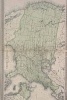 A Vintage 1877 Map of the United States of America - Blank 150 Page Lined Journal for Your Thoughts, Ideas, and Inspiration (Paperback) - Unique Journal Photo