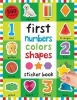 First 100 Stickers: First Numbers, Colors, Shapes (Paperback) - Roger Priddy Photo