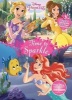 Disney Princess Time to Sparkle - Jumbo Coloring Book Plus Stickers (Paperback) - Parragon Books Ltd Photo