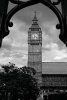 Website Password Organizer Big Ben Clock Tower in Black and White - Password/Login/Website Keeper/Organizer Never Worry about Forgetting Your Website Password or Login Again! (Paperback) - Unique Journal Photo