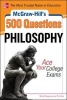 McGraw-Hill's 500 Philosophy Questions: Ace Your College Exams (Paperback) - Micah Newman Photo