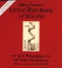 's Little Red Book of Selling - 12.5 Principles of Sales Greatness: How to Make Sales Forever (Standard format, CD) - Jeffrey Gitomer Photo