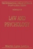 Law and Psychology (Hardcover) - Martin P Levine Photo