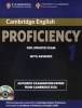 Cambridge English Proficiency 1 for Updated Exam Self-study Pack (student's Book with Answers and Audio CDs (2)) - Authentic Examination Papers from  (Paperback) - Cambridge ESOL Photo