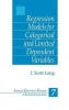 Regression Models for Categorical and Limited Dependent Variables (Hardcover, New) - JScott Long Photo