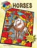 3-D Coloring Book--Horses (Paperback) - Marty Noble Photo