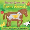 Pop-Out Stencil Art: Farm Animals (Board book) - Laura Hambleton Photo