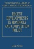 Recent Developments in Monopoly and Competition Policy (Hardcover, illustrated edition) - George Norman Photo