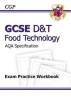 GCSE D&T Food Technology AQA Exam Practice Workbook (A*-G Course) (Paperback) - CGP Books Photo