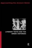 Literary Texts and the Greek Historian (Paperback) - Christopher Pelling Photo