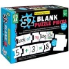 Write On/Wipe Off 52 Blank Puzzles Pieces - A Multisenory Approach for Learning How to Print Letters & Numerals, Draw Pictures, Complete Math Problems, Create Sentences and So Much More! (Jigsaw) - Sherrill B Flora Photo