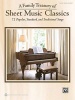 A Family Treasury of Sheet Music Classics - 72 Popular, Standard, and Traditional Songs (Piano/Vocal/Guitar) (Sheet music) - Alfred Publishing Photo