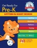 Get Ready for Pre-K: Letters & Sight Words - 245 Fun Exercises for Mastering Basic Skills (Paperback) - Heather Stella Photo