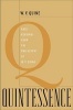 Quintessence - Basic Readings from the Philosophy of W. V. Quine (Paperback) - WV Quine Photo