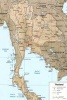 Relief Map of Thailand - Blank 150 Page Lined Journal for Your Thoughts, Ideas, and Inspiration (Paperback) - Unique Journal Photo