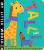 Tall and Short - A Peek-Through Book of Opposites (Board book) - Jonathan Litton Photo