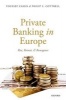 Private Banking in Europe - Rise, Retreat, and Resurgence (Hardcover) - Youssef Cassis Photo