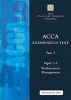 Acca Part 3: Paper 3.3 - Performance Management - Exam Text (Paperback) - The Financial Training Company Photo