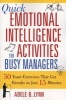 Quick Emotional Intelligence Activities for Busy Managers - 50 Team Excercizes That Get Results in Just 15 Minutes (Paperback) - Adele B Lynn Photo