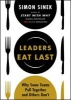 Leaders Eat Last - Why Some Teams Pull Together and Others Don't (Paperback) - Simon Sinek Photo