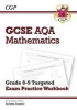 New GCSE Maths AQA Grade 9 Targeted Exam Practice Workbook (Includes Answers) (Paperback) - CGP Books Photo