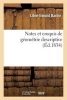 Notes Et Croquis de Geometrie Descriptive (French, Paperback) - Bardin L I Photo