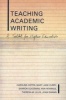 Teaching Academic Writing - A Toolkit for Higher Education (Paperback) - Caroline Coffin Photo