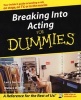 Breaking into Acting for Dummies (Paperback) - Larry Garrison Photo