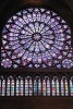 Stained Glass Windows at Notre Dame Cathedral Journal - 150 Page Lined Notebook/Diary (Paperback) - Cs Creations Photo