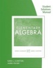 Student Solutions Manual for Kaufmann/Schwitters' Elementary Algebra, 9th (Paperback, 9th) - Jerome E Kaufmann Photo